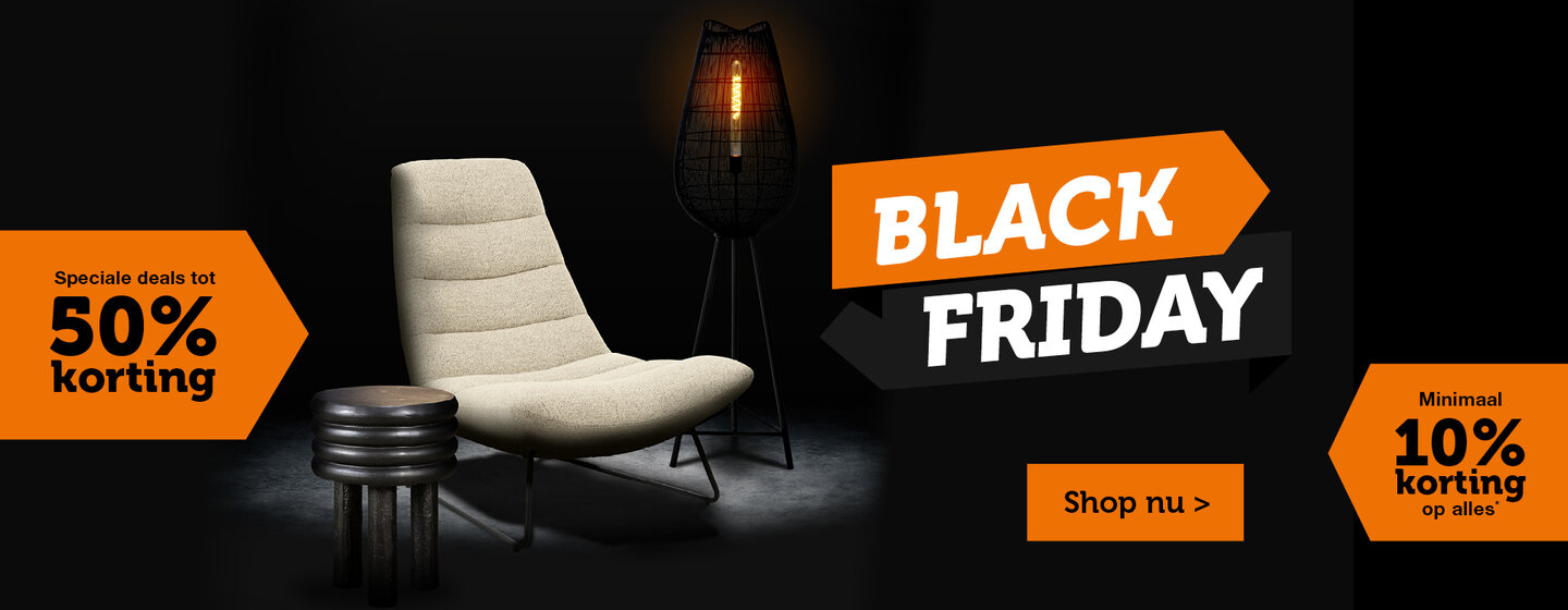 Black friday - Korting tot 50%